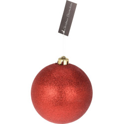 Boule de Noël rouge Ø 14 cm