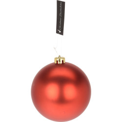 Boule de Noël rouge Ø 14 cm