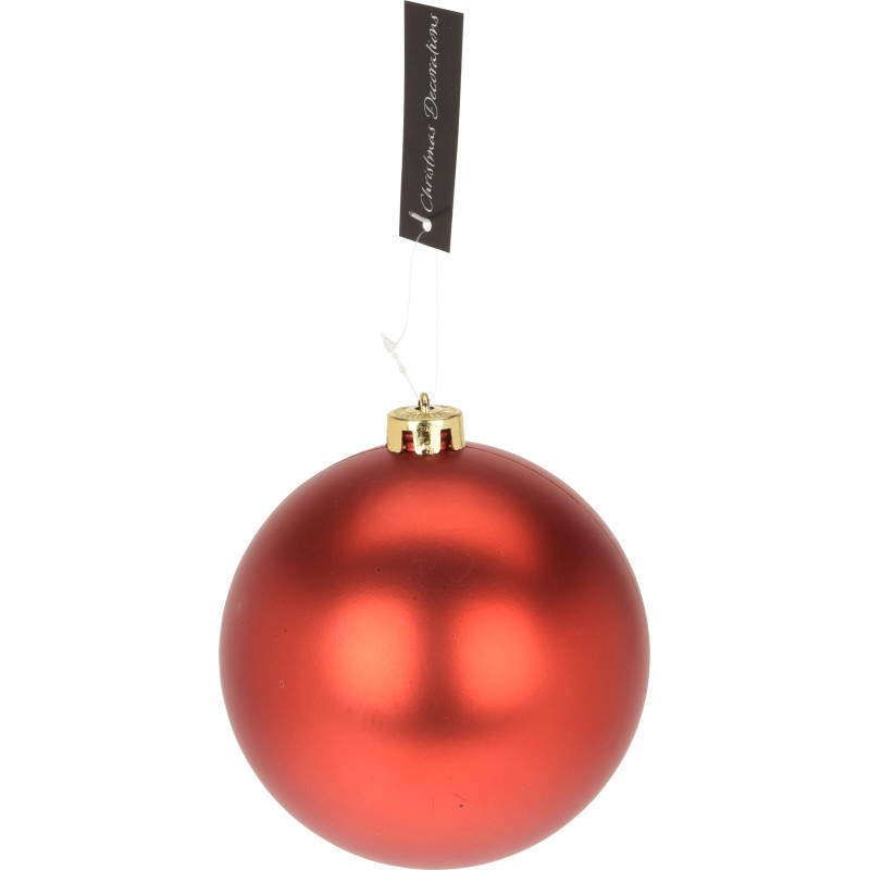 Boule de Noël rouge Ø 14 cm