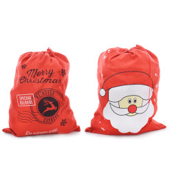 Sac cadeau Père Noël feutrine 70x50cm – Idéal pour vos cadeaux

