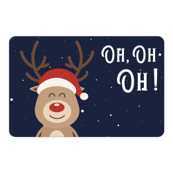 Set de table renne Oh Oh Oh – Déco Noël festive