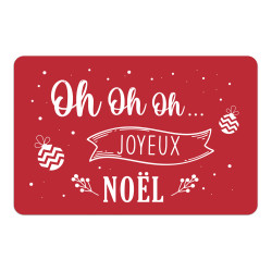Set de table Joyeux Noël PVC 45x30 cm – Déco festive
