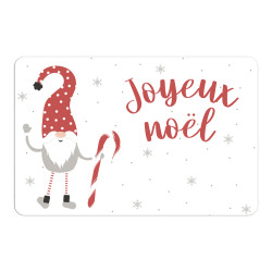 Set de table lutin en PVC 45 x 30 cm – Déco de Noël festive