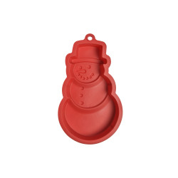 Moule à gâteau bonhomme de neige en silicone 29 x 17 x 4,7 cm