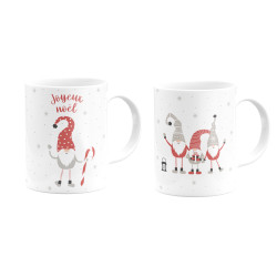 Mug lutin de Noël 34 cl – Ambiance festive garantie