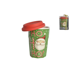 Mug Noël Vert & Blanc – Parfait Cadeau
