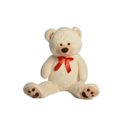 Ours en Peluche Géant Rouge 98cm – Cadeau Noël Idéal