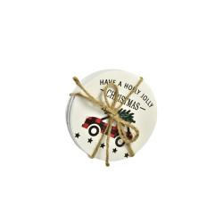 Sous-verres en bois Ø 10 cm – Lot de 6 pour votre table