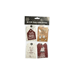 Set étiquettes porte-nom 6,5x10cm – Idéal Noël

