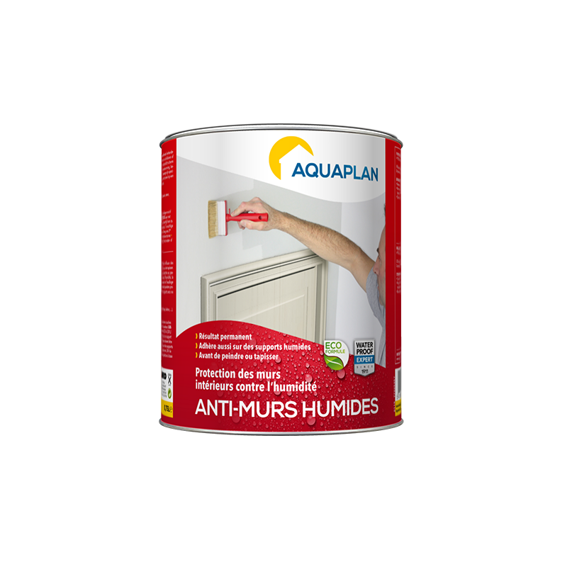 Enduit anti-murs humides 0,75 L AQUAPLAN