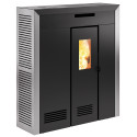 Poêle à pellets Daglan Slim gris 9 kW INVICTA