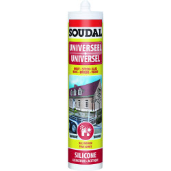 Silicone Universel Transparent 0,3L SOUDAL – Étanchéité Fiable | SOUDAL