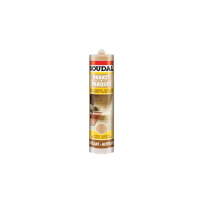 Mastic pour parquet chêne moyen 0,3 L SOUDAL