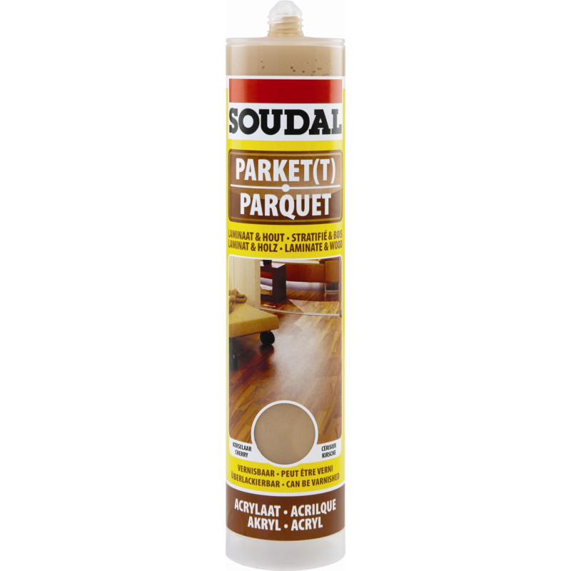 Mastic pour parquet cerisier 0,3 L SOUDAL