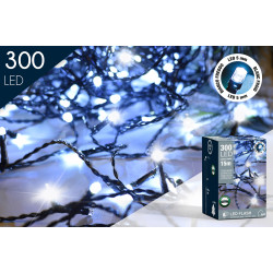 Guirlande extérieure 300 LED blanc froid – Éclairage festif 15m