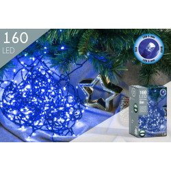 Guirlande extérieure LED bleue 8m – Éclat festif