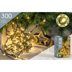 Guirlande extérieure 300 LED blanc chaud 15m – Éclairage festif