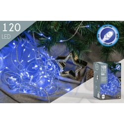 Guirlande LED Extérieure Bleue 120 Lumières – Ambiance Festive