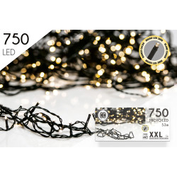 Guirlande Extérieure Bobine 750 LED Blanc Chaud – Éclairage 53m