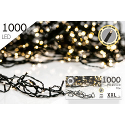 Guirlande Extérieure 1000 LED Blanc Chaud 70m – Éclairage Magique