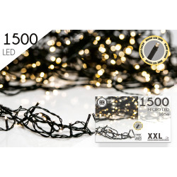 Guirlande Extérieure Bobine 1500 LED Blanc Chaud 105m – Éclairage Festif