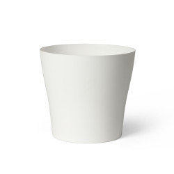 Cache-pot Feeling blanc Ø 14x12 cm – Élégance Florale | GARDEN ID