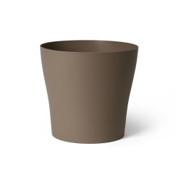 Cache-pot Feeling tortora Ø 18 x 16 cm – Élégance intemporelle | GARDEN ID