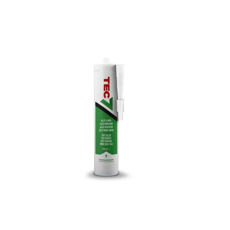 Colle-mastic professionnelle multi-usage blanche 0,31 L TEC7