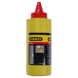 Poudre à tracer rouge 225g STANLEY – Marquage précis | STANLEY