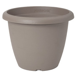 Cache-pot Teramo taupe Ø 40x31 cm – Élégance & Durabilité | GARDEN ID