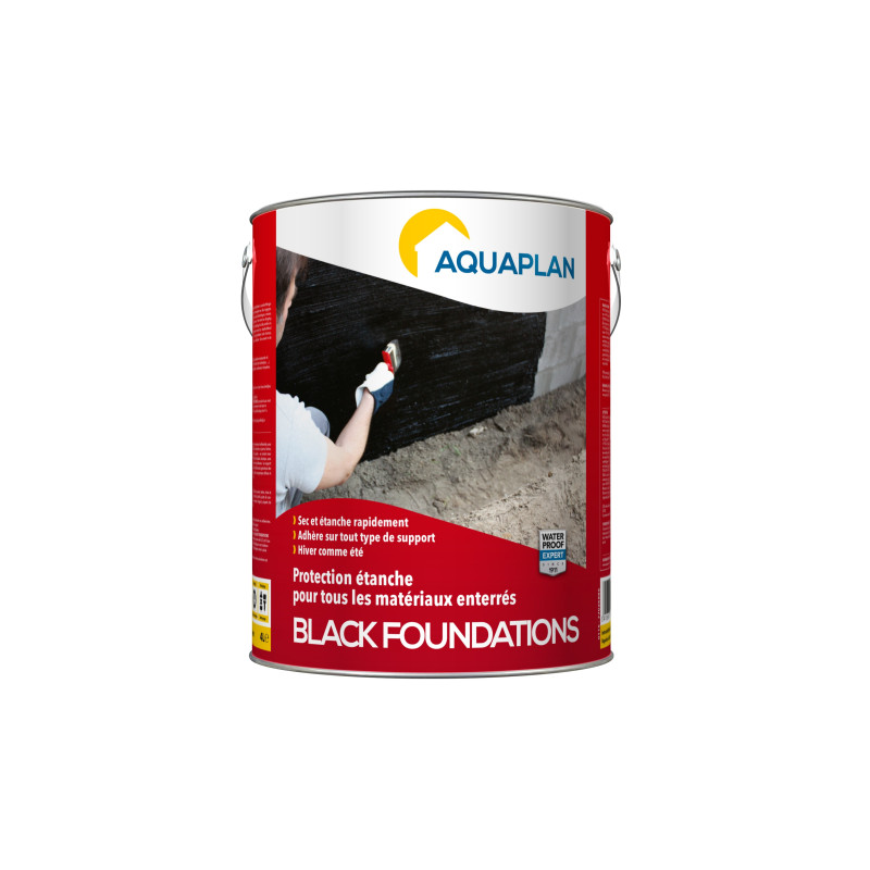 Revêtement bitumeux Black Foundations 4 L AQUAPLAN