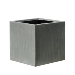 Pot cubique Fiberstone 30x30x30cm – Élégance & Durabilité | POTTERIE
