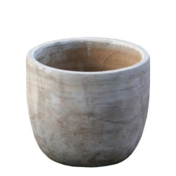 Pot en terre cuite Antique Ø 16x14 cm – Élégance Rustique | POTTERIE