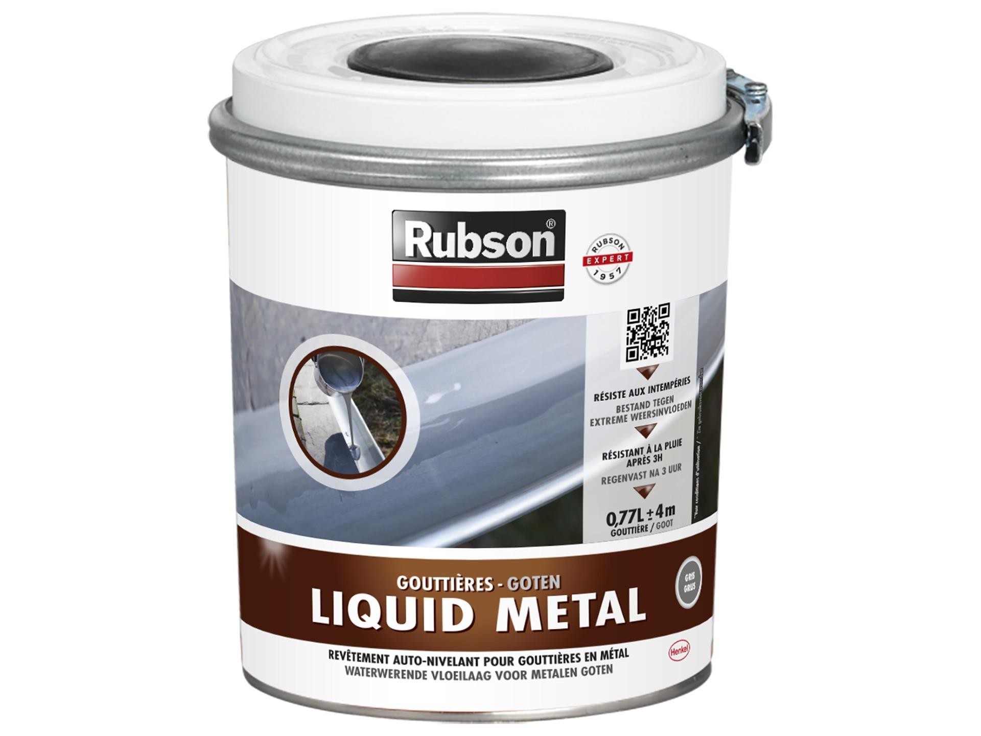 Produit d'étanchéité Liquid Metal 0,77 L RUBSON