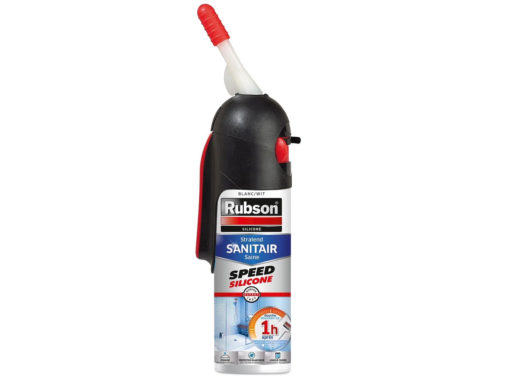 Silicone sanitaire Speed blanc 0,1 L RUBSON