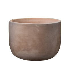 Pot rond terre cuite Antique Ø37cm – Idéal jardin | POTTERIE