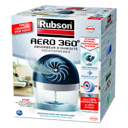 Absorbeur d'humidité Aero 360° 20 m² RUBSON