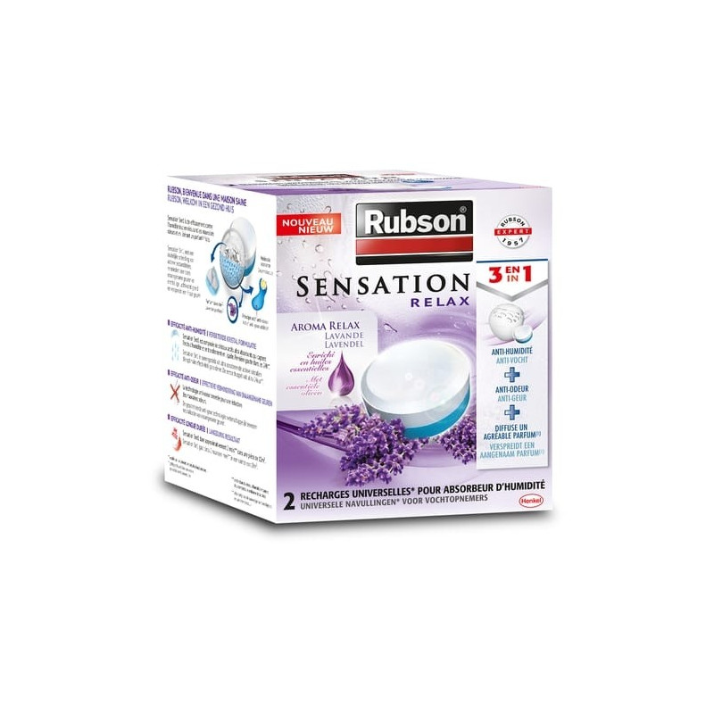 Recharges Absorbeur Sensation 2x300g RUBSON