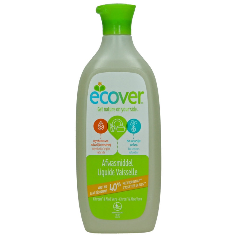 Liquide vaisselle citron et aloé vera 1 L ECOVER