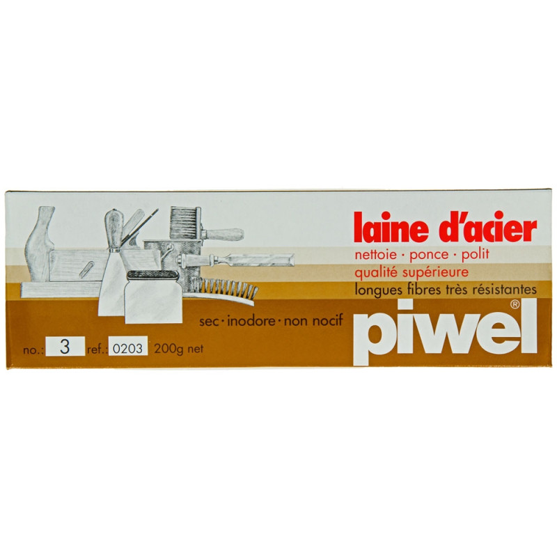 Laine d'acier n°3 200g PIWEL – Nettoyage efficace | PIWEL Laine d'acier n°3 200g PIWEL – Nettoyage efficace | PIWEL