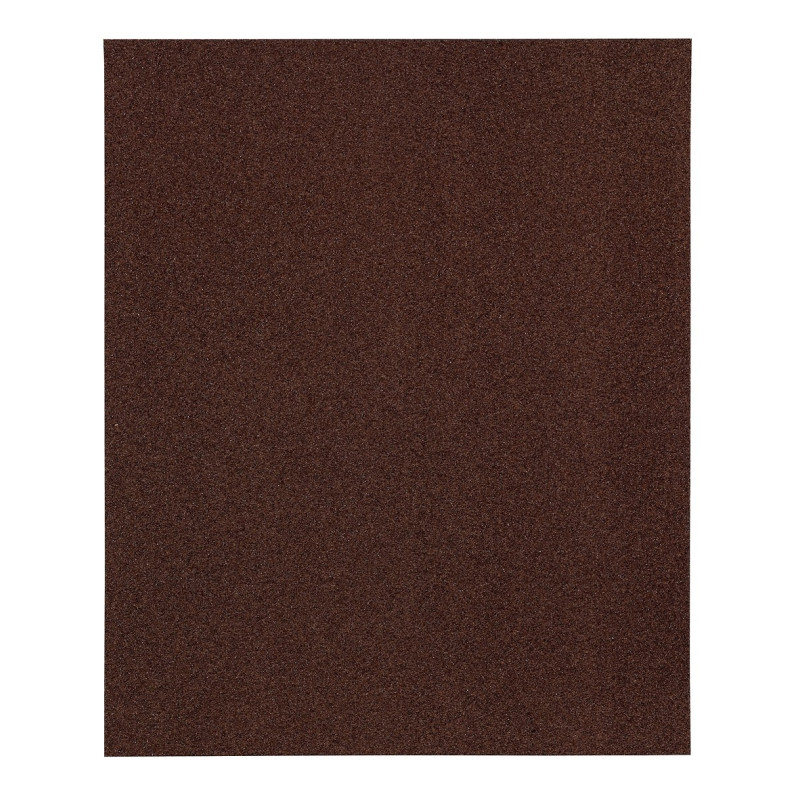 Feuille abrasive en oxyde d'aluminium pour bois et métal G40 230 x 280 mm