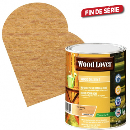 Huile Wood Oil 3en1 miel 0,75 L WOOD LOVER