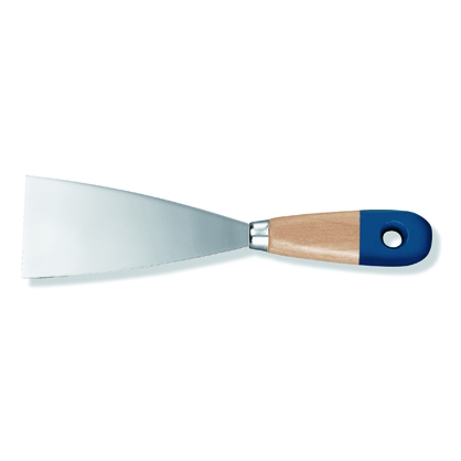 Couteau de peintre à lame flexible avec manche en bois 80 mm