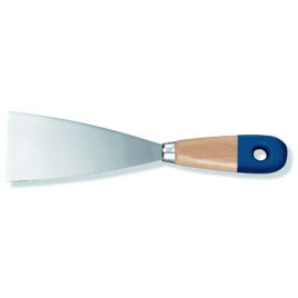 Couteau de peintre à lame flexible avec manche en bois 40 mm