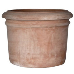 Pot rond Antique Ø 45x32 cm – Bac à fleurs élégant | POTTERIE