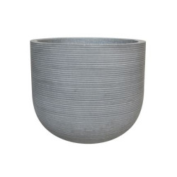 Pot rond Ficonstone Ø 42x37 cm – Élégance Jardin | POTTERIE