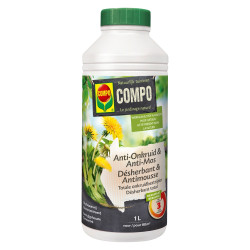 Désherbant Total & Anti-Mousse Naturel Concentré 1L | COMPO