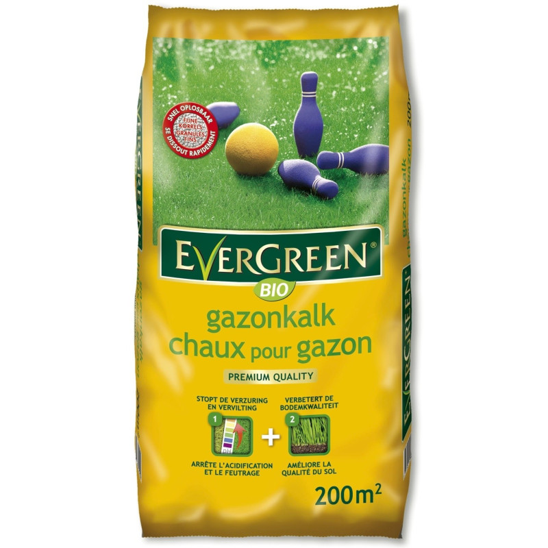 Chaux pour gazon 200 m² EVERGREEN