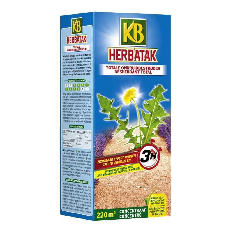 Désherbant Herbatak concentré 0,5 L KB