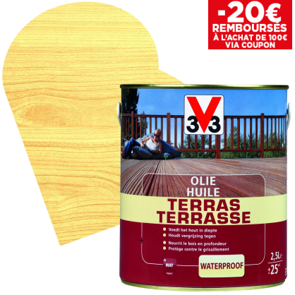 Huile Terrasse Mat 2,5L+ 20%